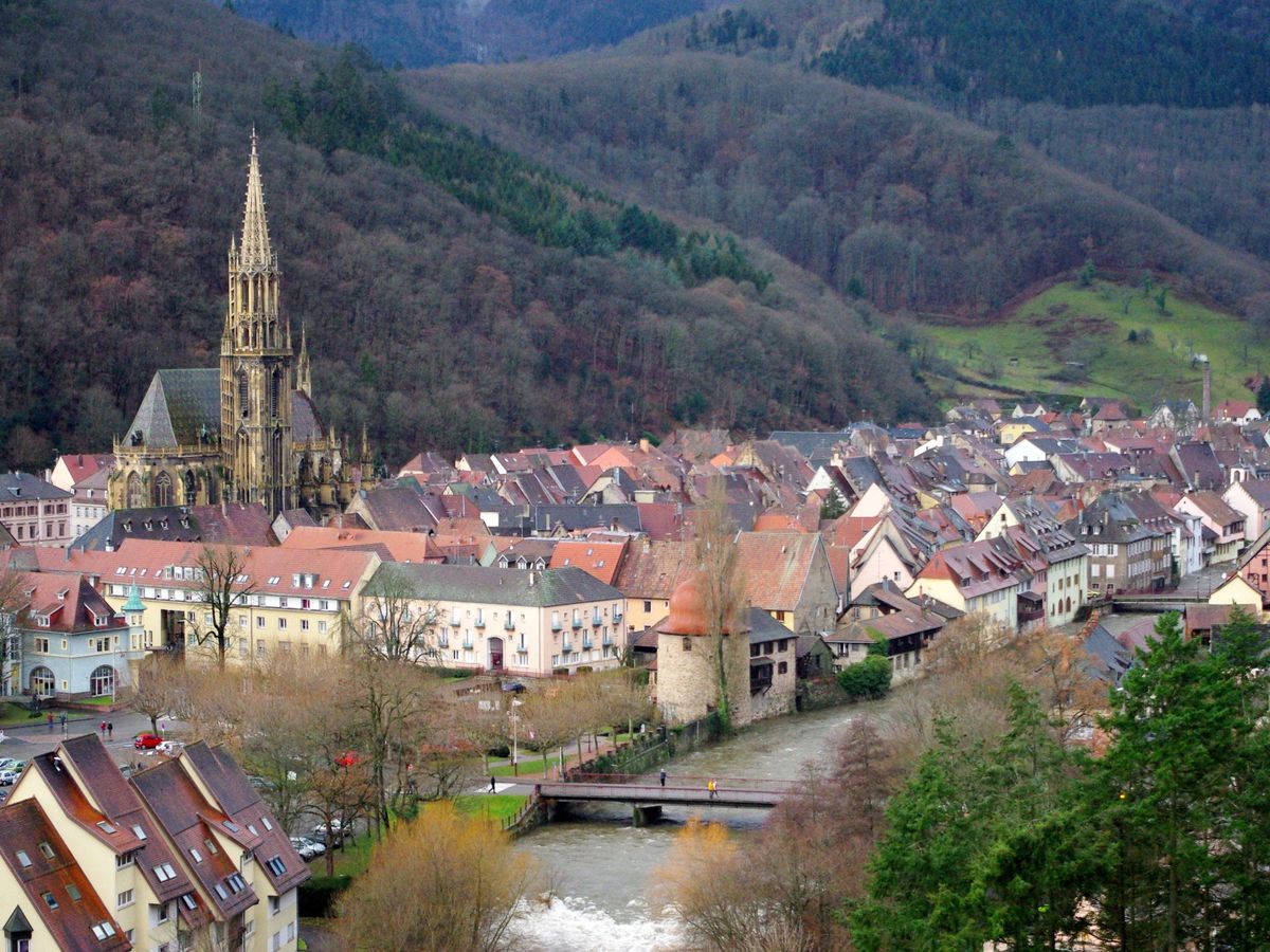 The beautiful hometown of Louan Schlict Thann, France