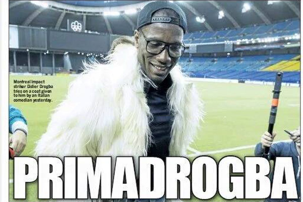 Princess Drogba doesn't like playing on turf, say's it hurts his old princess knees.
